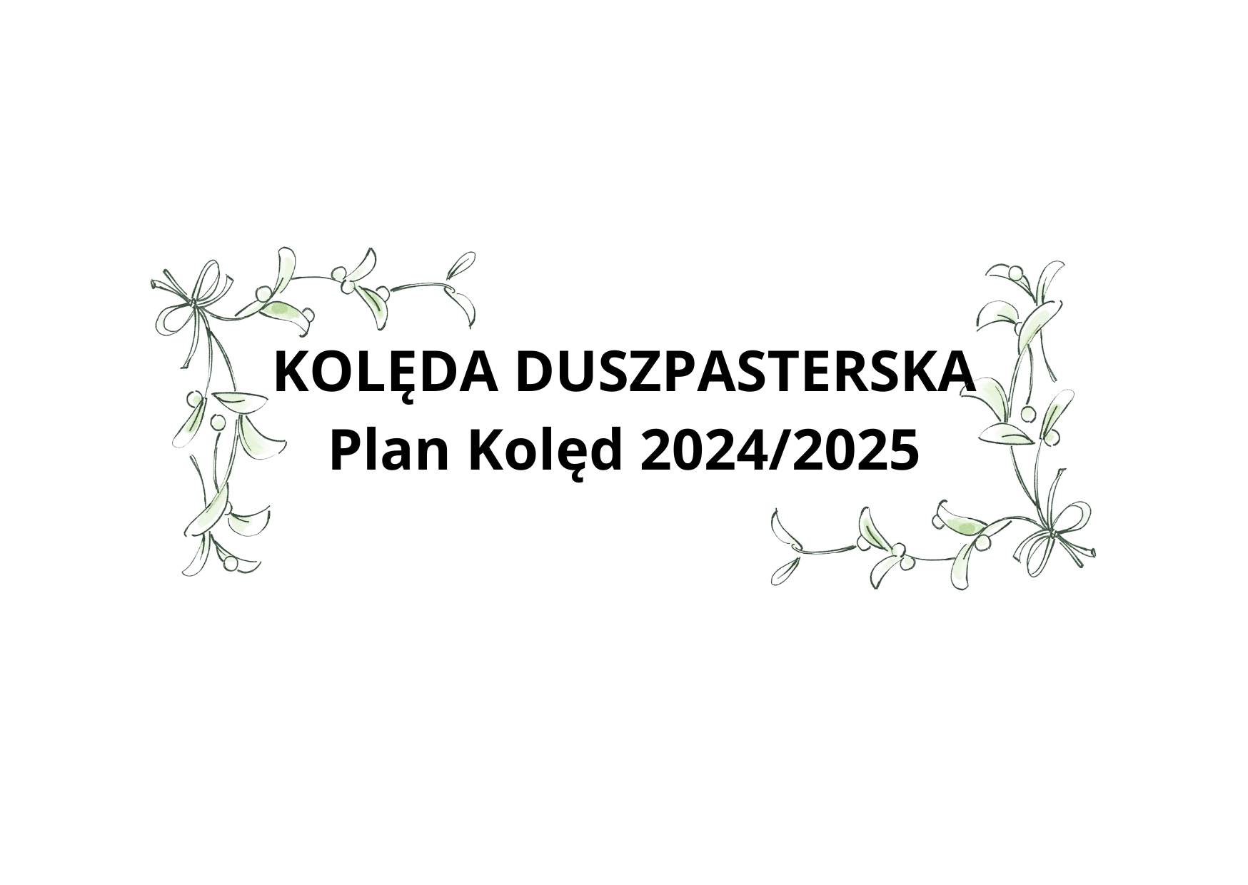 Plan Kolęd 2024/2025